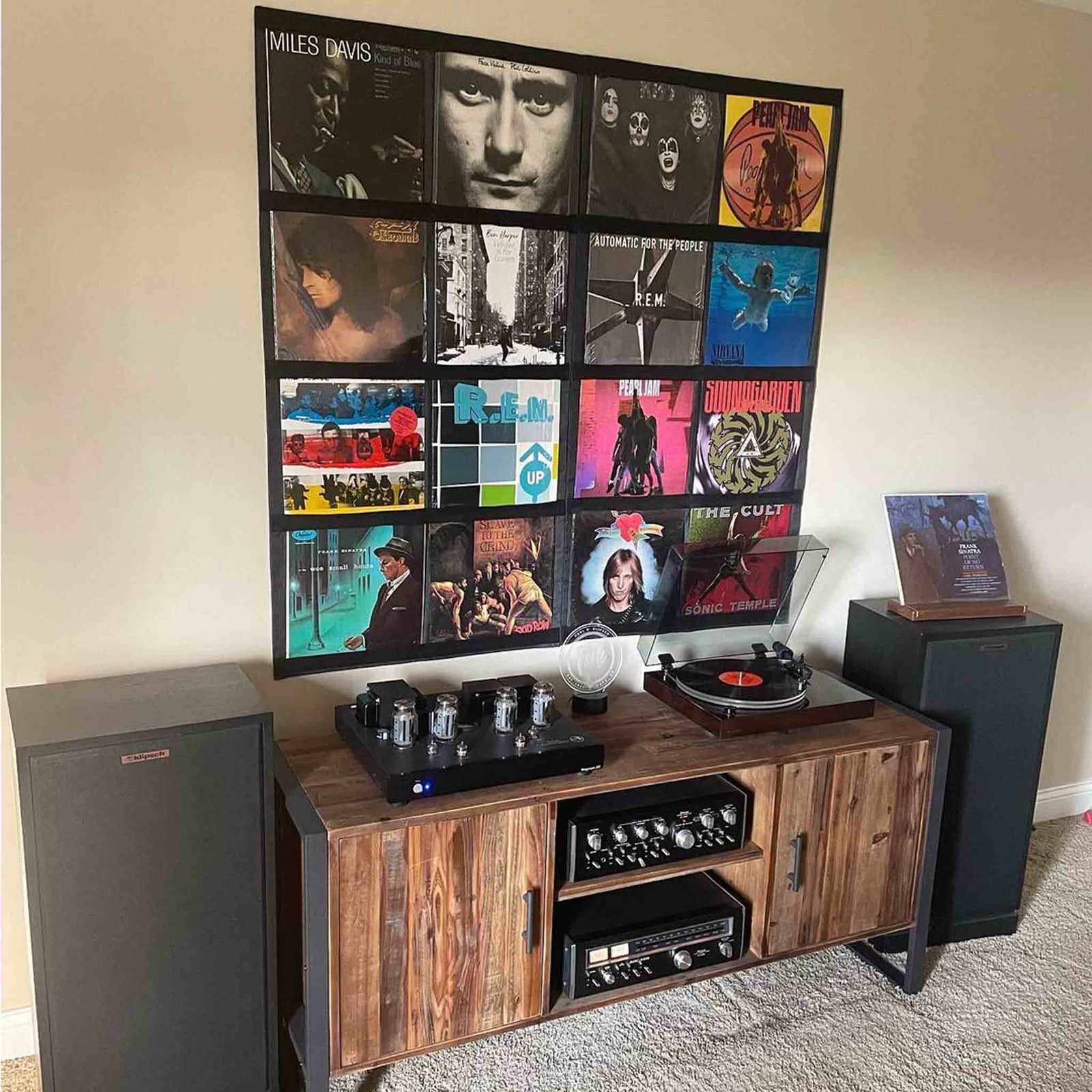 12" Vinyl Record Display Frame - LP Wall Storage