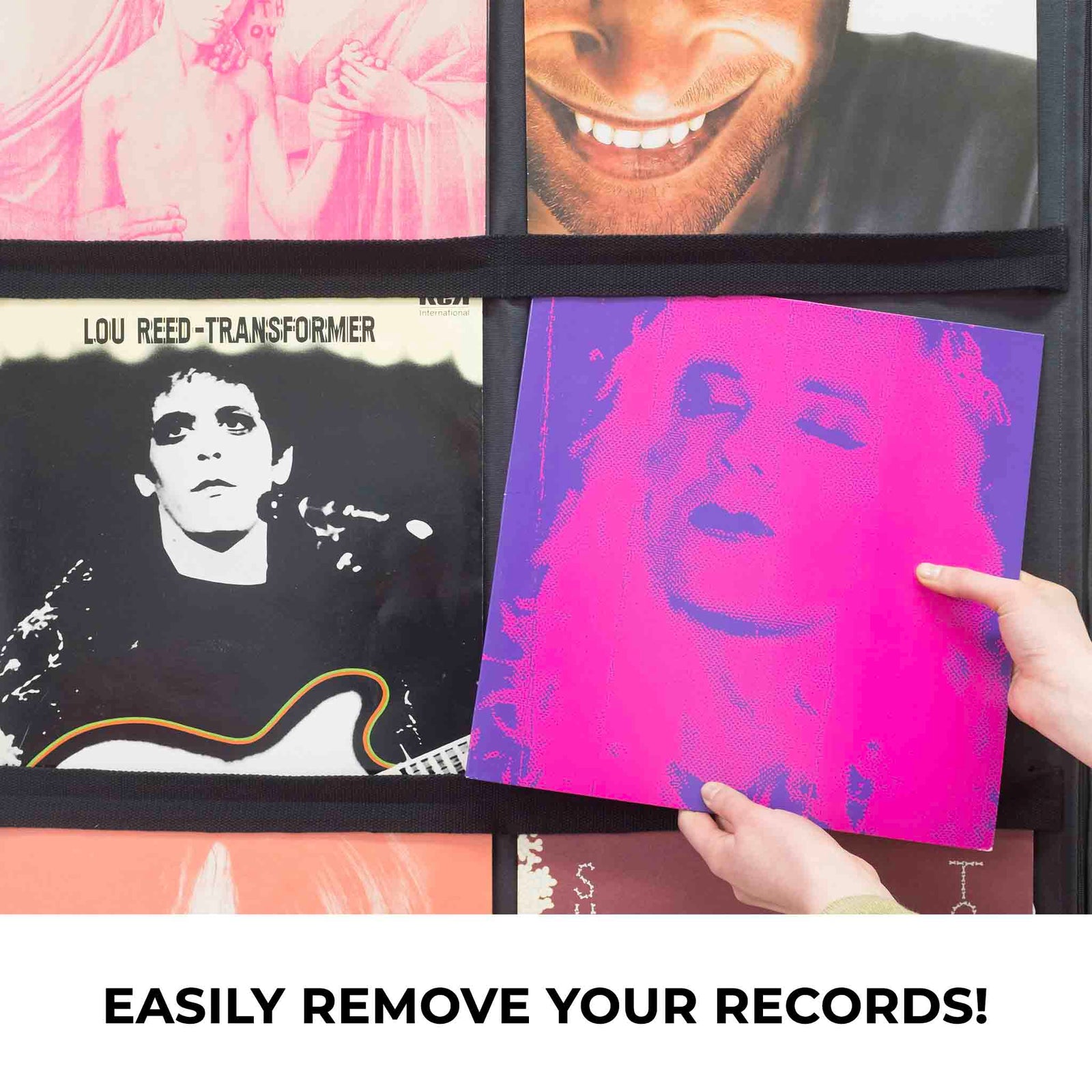 12" Vinyl Record Display Frame - LP Wall Storage