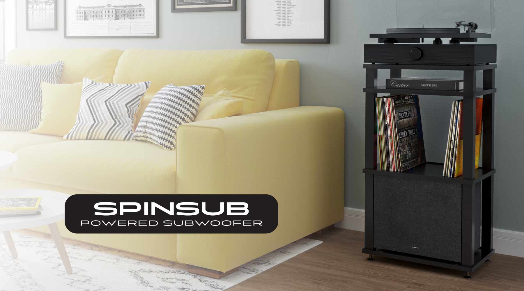New SpinSub Subwoofer by Andover Audio