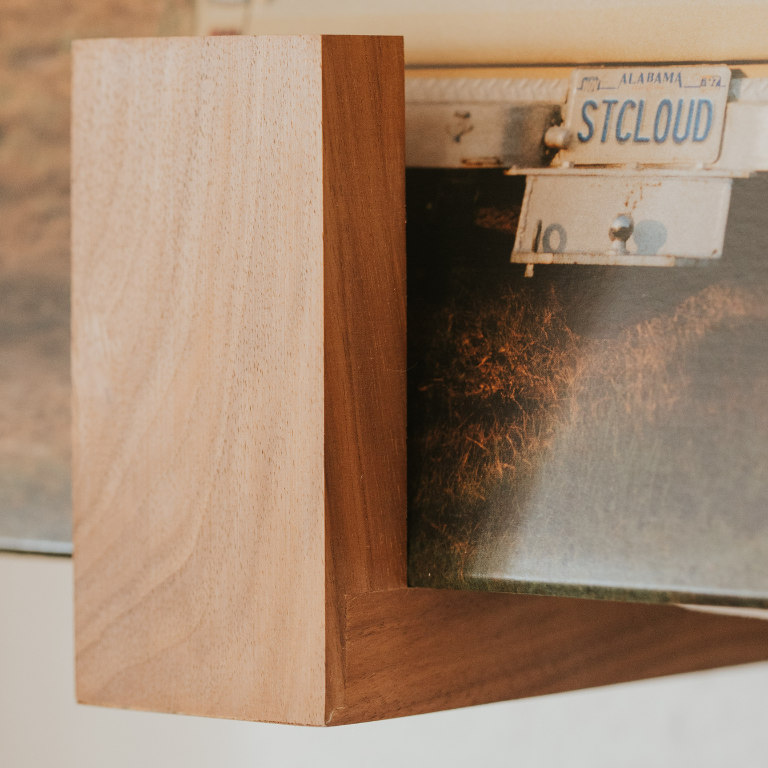 Flip Record Display Shelf