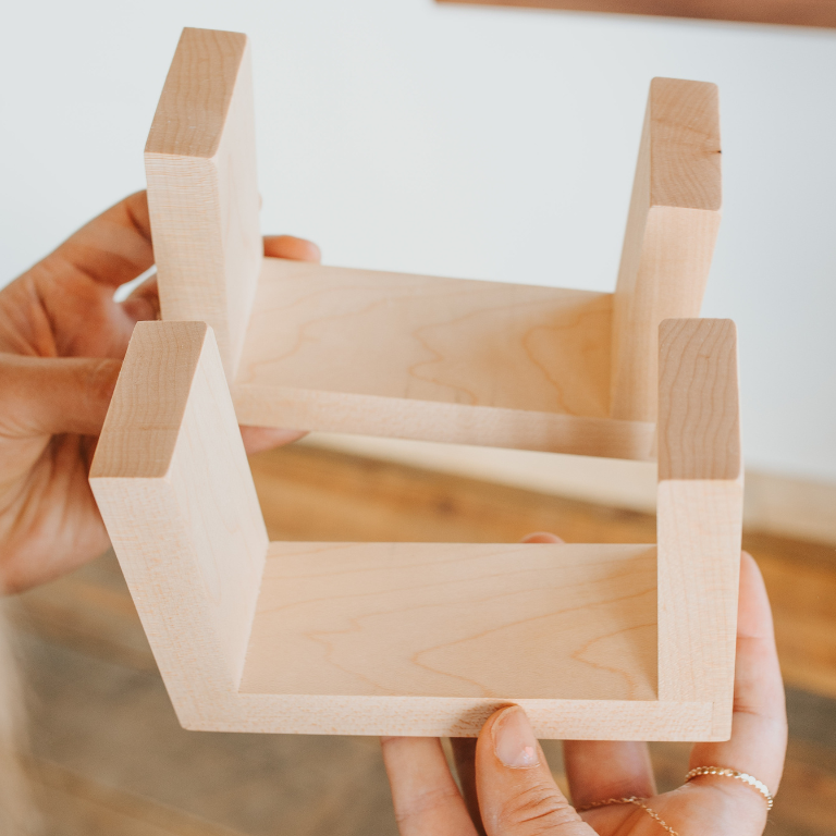 Flip Record Display Shelf