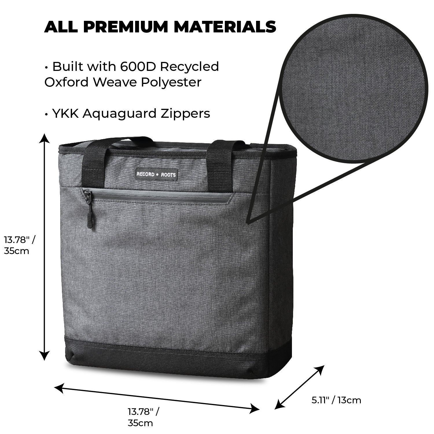 The Ultimate Vinyl Record Carry Bag V2.0