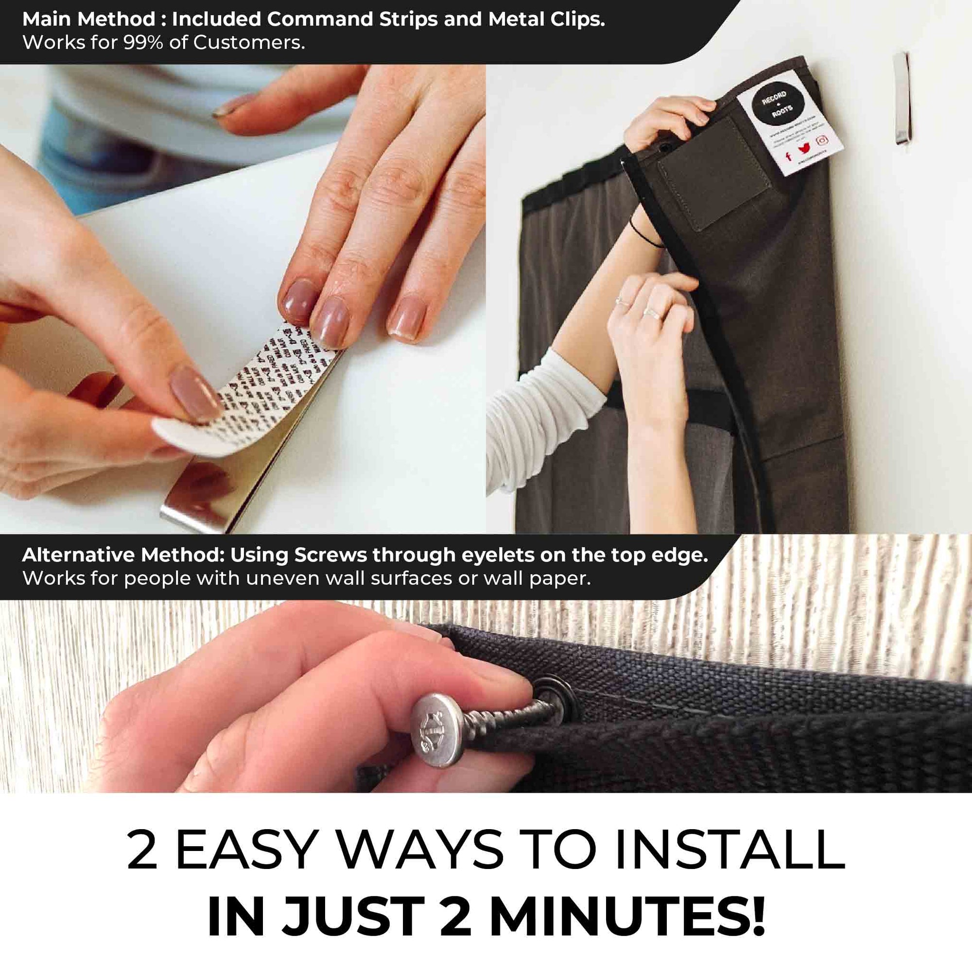 12" Vinyl Record Display Frame - LP Wall Storage