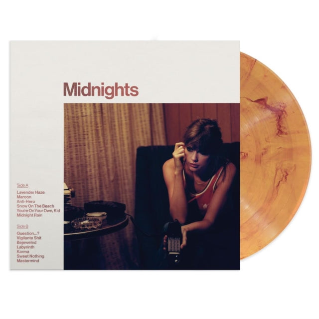 TAYLOR SWIFT MIDNIGHTS (X) (BLOOD MOON VINYL)