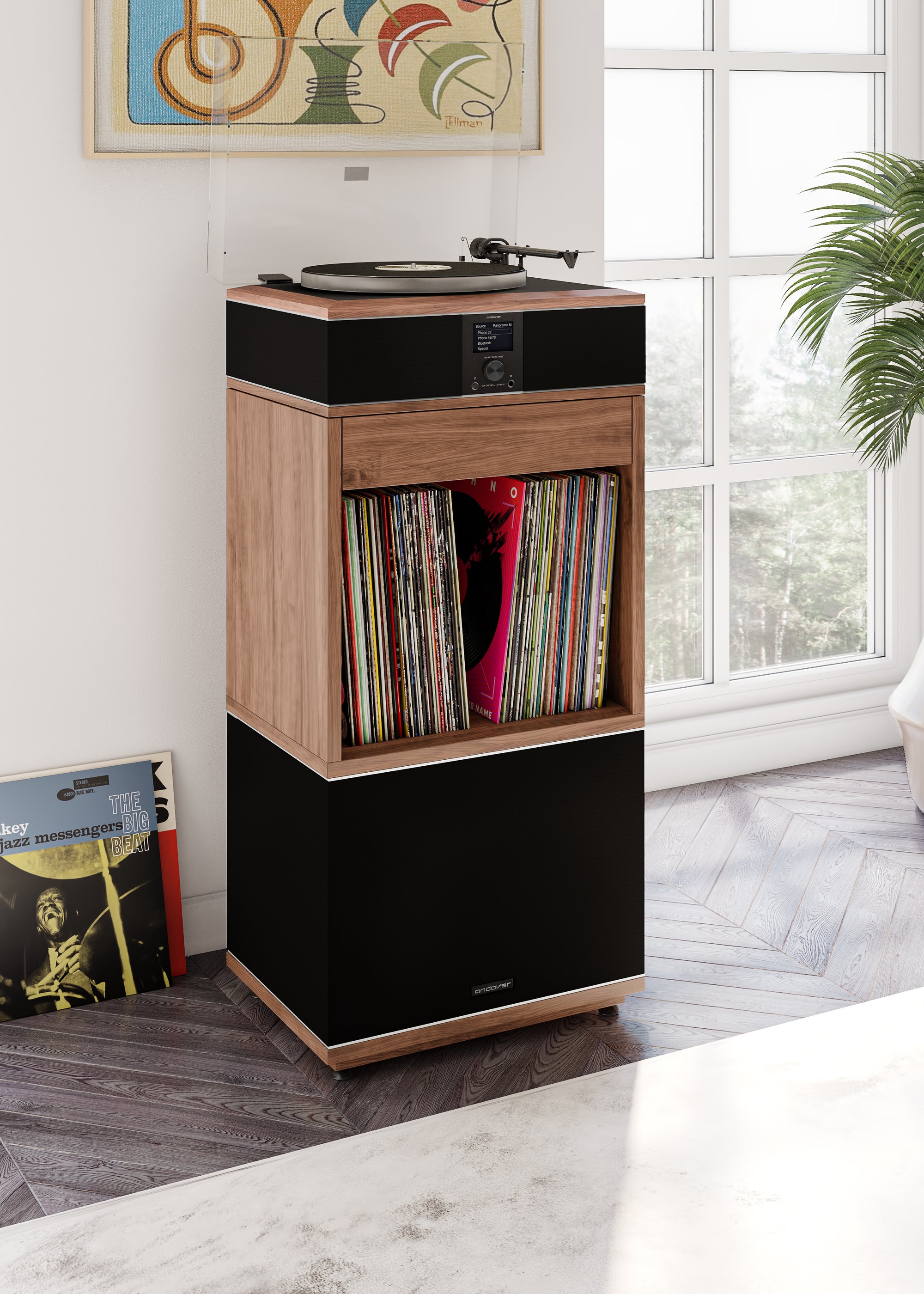 Andover-One Premiere Record Player Music System
