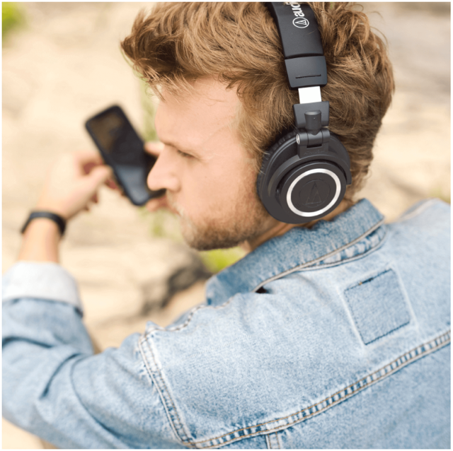 ATH-M50xBT2 Headphones (Black) - Andover Audio ATH-M50xBT2 Headphones (Black) - Andover Audio