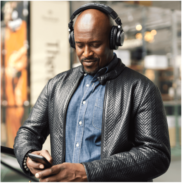 ATH-M50xBT2 Headphones (Black) - Andover Audio ATH-M50xBT2 Headphones (Black) - Andover Audio
