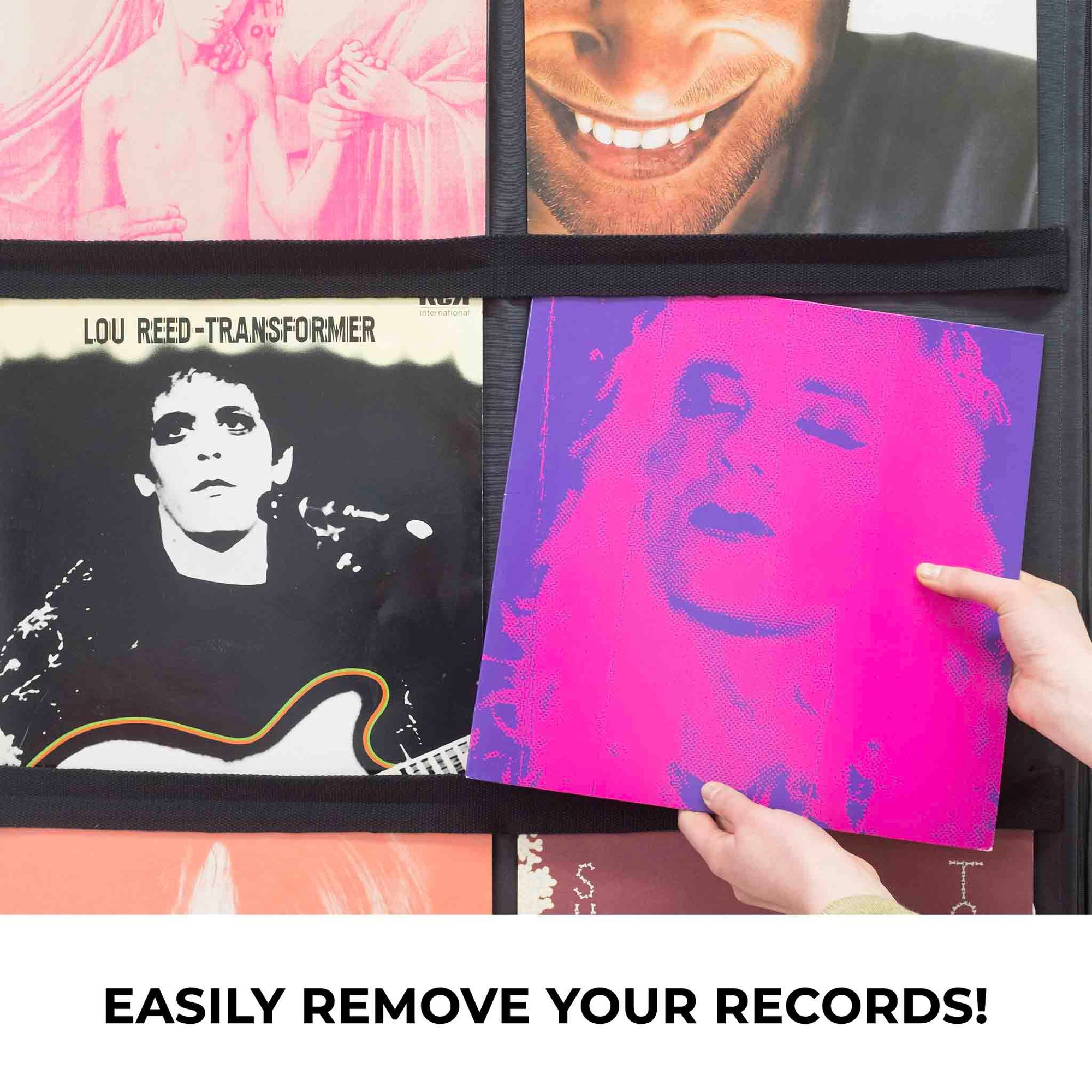 12" Vinyl Record Display Frame - LP Wall Storage